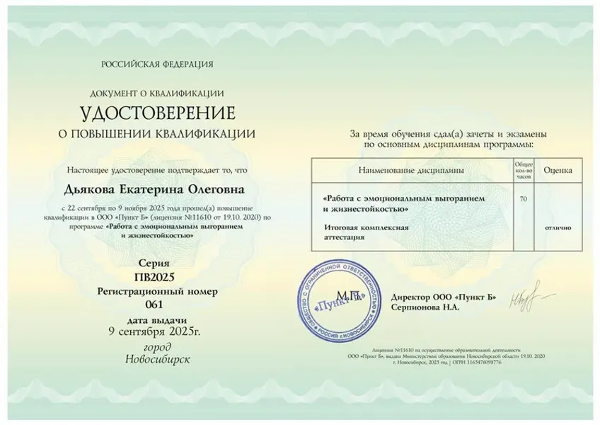 Сертификат 8